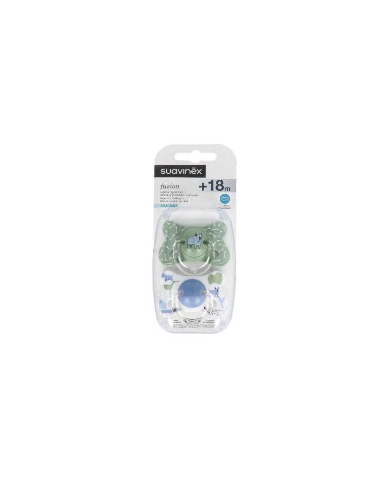 SUAVINEX CHUPETE FUSION SILICONA T ANATOMICA +18M 2U