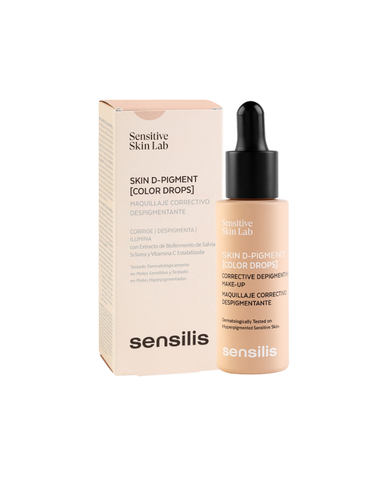 SENSILIS SKIN D-PIGMENT COLOR DROPS MAQUILLAJE CORRECTIVO DESPIGMENTANTE 1 FRASCO 30 ML COLOR 05