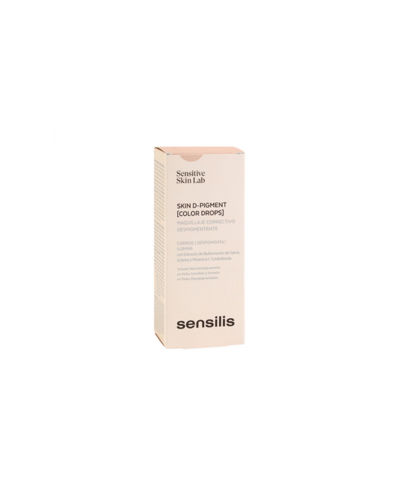 SENSILIS SKIN D-PIGMENT COLOR DROPS MAQUILLAJE CORRECTIVO DESPIGMENTANTE 1 FRASCO 30 ML COLOR 04