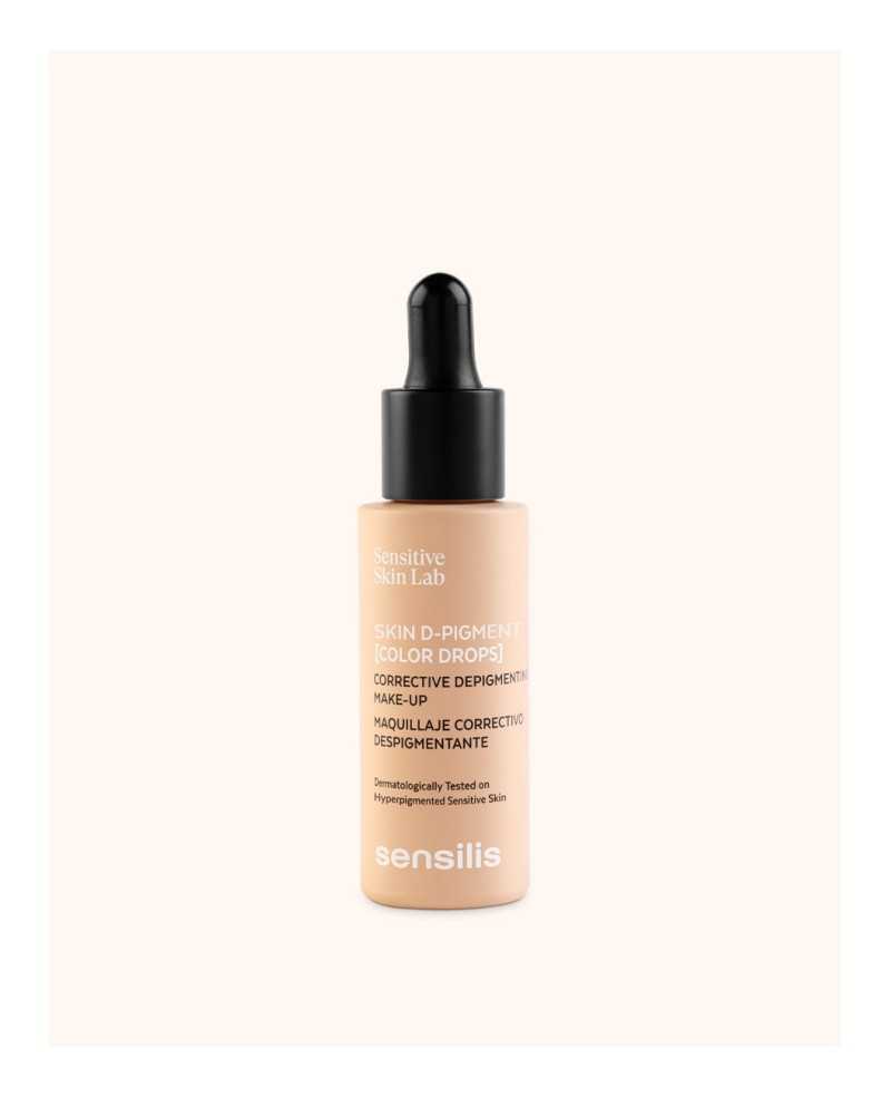 SENSILIS SKIN D-PIGMENT COLOR DROPS MAQUILLAJE CORRECTIVO DESPIGMENTANTE 1 FRASCO 30 ML COLOR 02