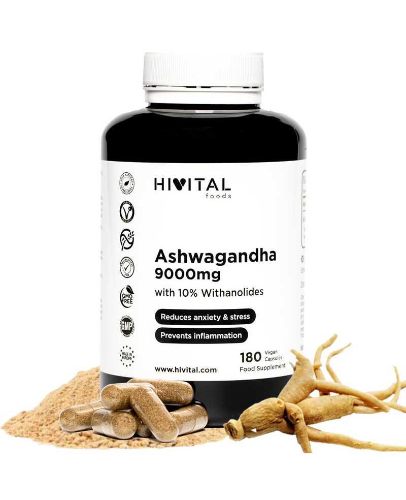 HIVITAL ASHWAGANDHA 9000 MG 180 CAPSULAS