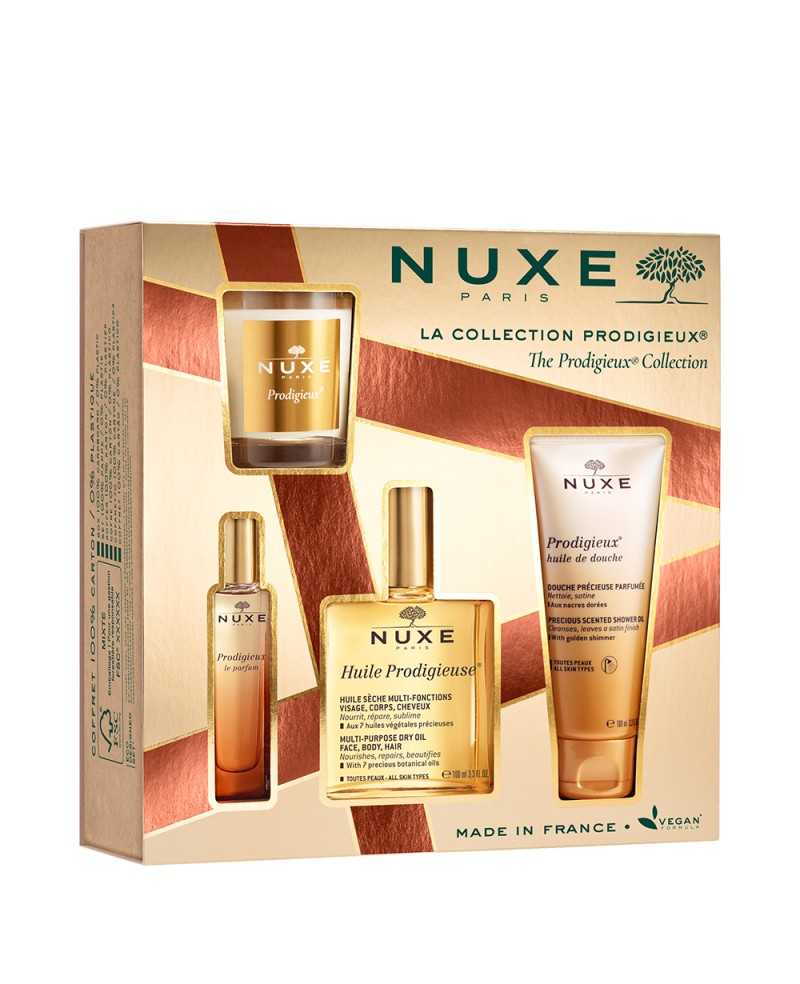 NUXE COFRE HUILE+HUILE DUCHA+PERFUM+VELA