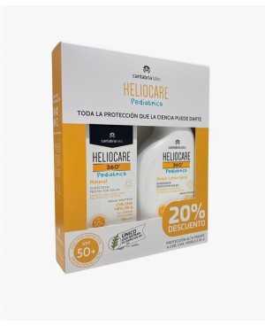HELIOCARE PACK HELIO. PEDIAT.MINERAL50ML+ATOPIC 75ML