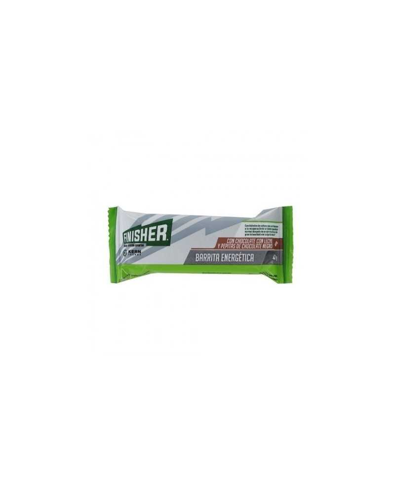 FINISHER BARRITAS ENERGETICA SABOR CHOCOLATE CON LECHE Y PEPITAS 40G