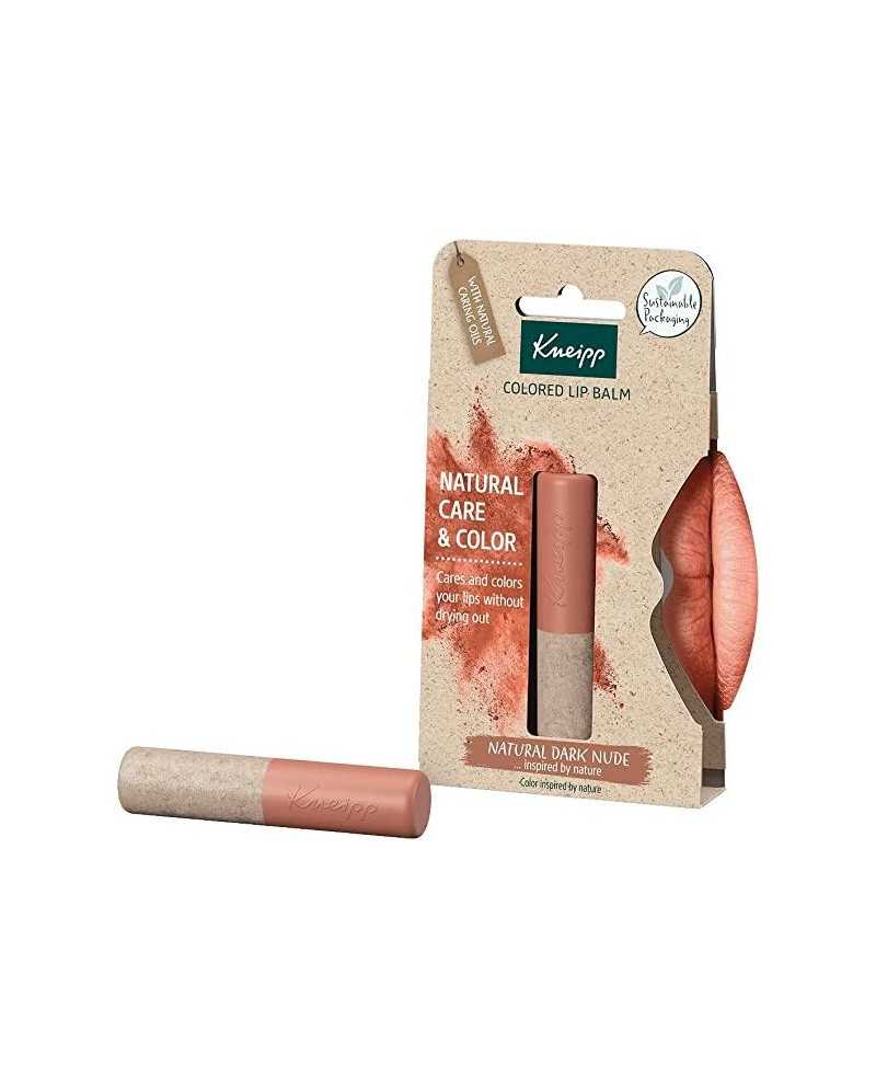 KNEIPP BALSAMO LABIAL CON COLOR NATURAL 1 ENVASE  3,1 G COLOR DARK NUDE