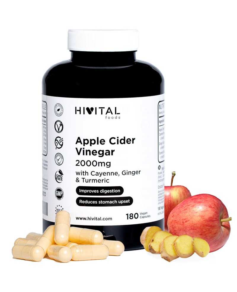 HIVITAL VINAGRE DE MANZANA 180 CAPSULAS