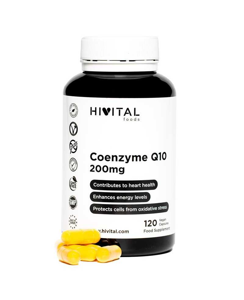 HIVITAL COENZIMA Q10 200 MG 120 CAP VEGANAS