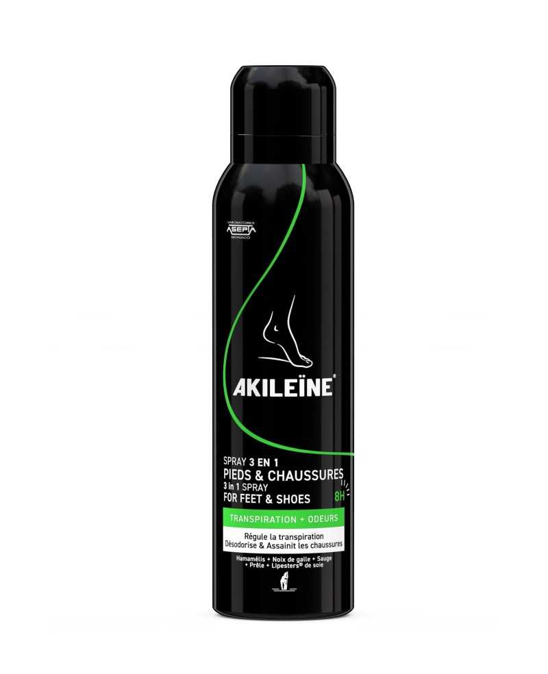 AKILEINE SPRAY PIES Y CALZADO 3 EN 1 150 ML