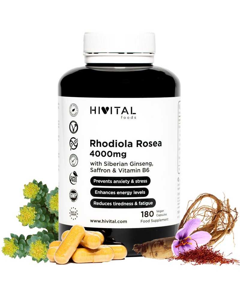 HIVITAL RHODIOLA ROSEA 180 CAP