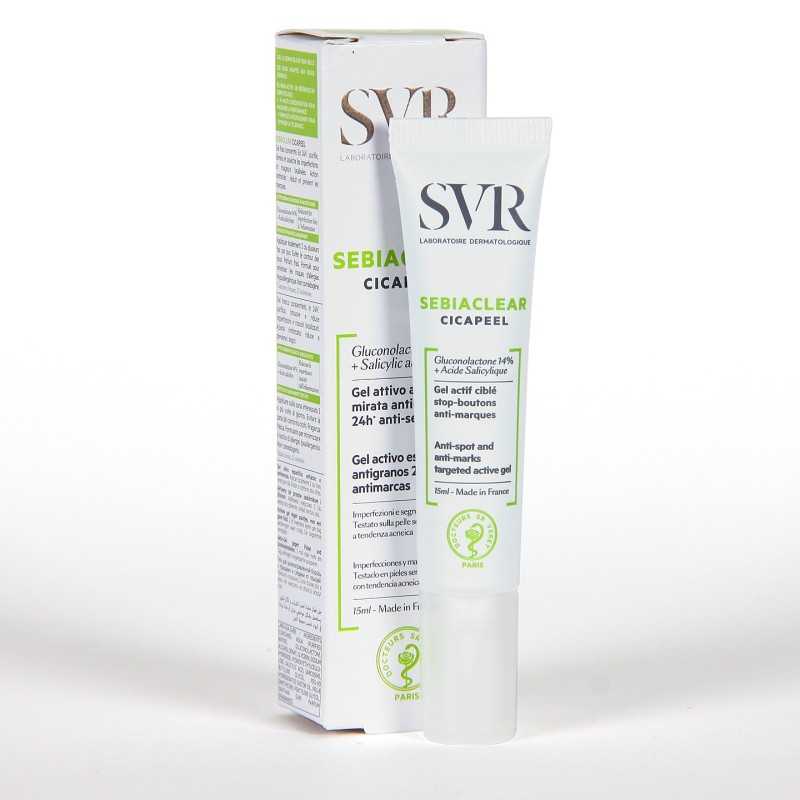 SVR SEBIACLEAR CICAPEEL GEL ACTIVO ESPECIFICO ANTIGRANOS 24H ANTIMARCAS 15 ML