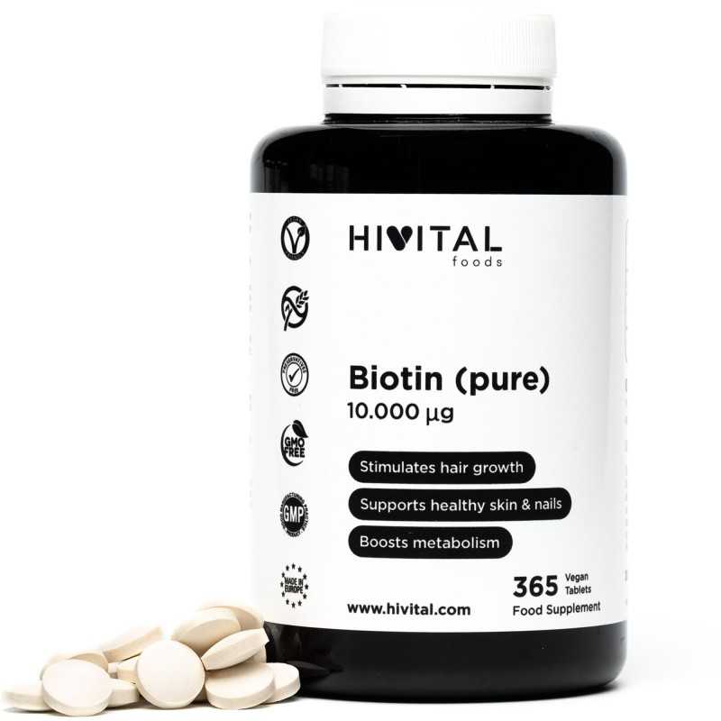 HIVITAL BIOTINA 365 TABLETAS VEGANAS