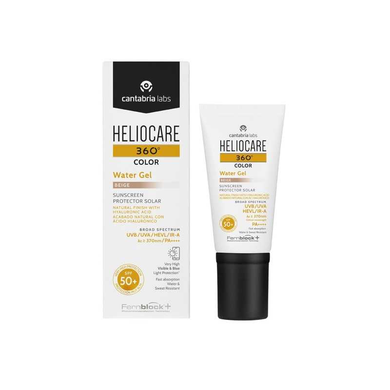 HELIOCARE 360º COLOR WATER GEL PROTECTOR SOLAR SPF 50+ 1 ENVASE 50 ML COLOR BEIGE