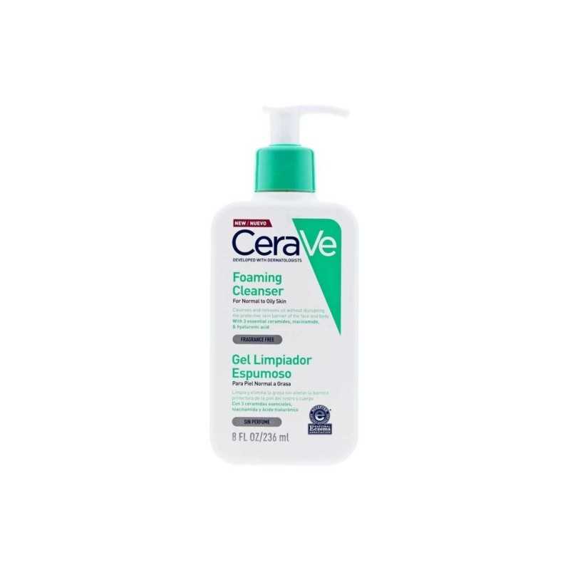 CERAVE GEL LIMPIADOR ESPUMOSO  236 ML