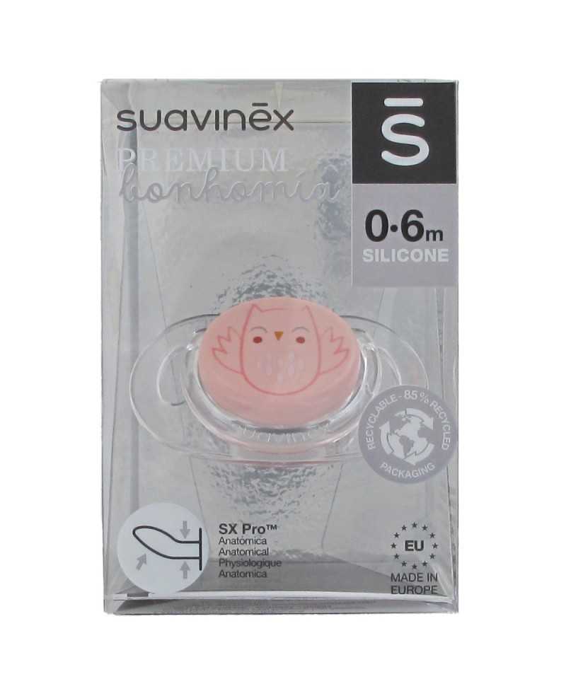 SUAVINEX CHUPETE PREMIUM TETINA ANATOMICA SX PRO SILICONA 0-6M