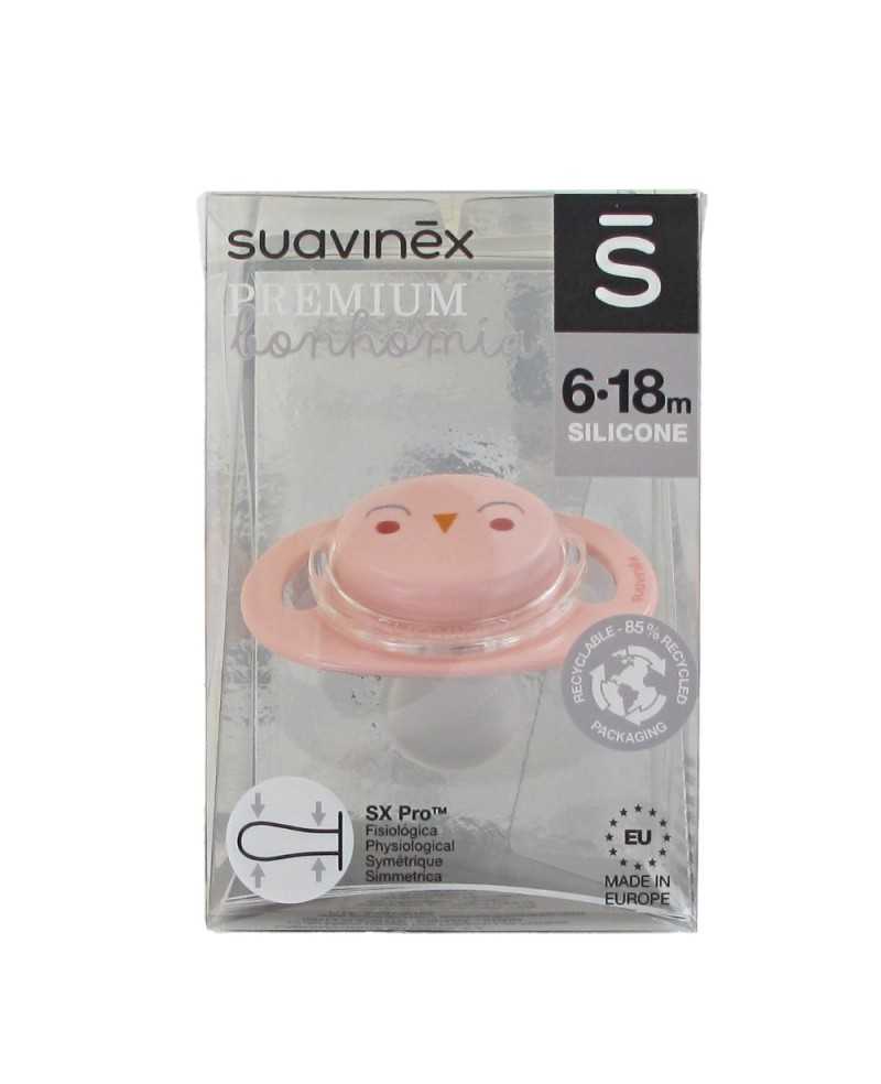 SUAVINEX CHUPETE PREMIUM TETINA FISIOLOGICA SX PRO SILICONA 6-18M