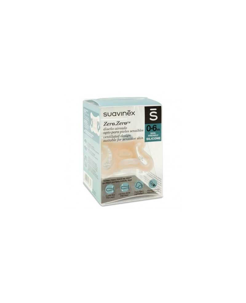 SUAVINEX CHUPETE SILICONA SX PRO ZERO-ZERO 0-6M 1UD